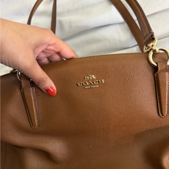 Coach Tan Leather Shoulder Bag - Picture 2 of 11